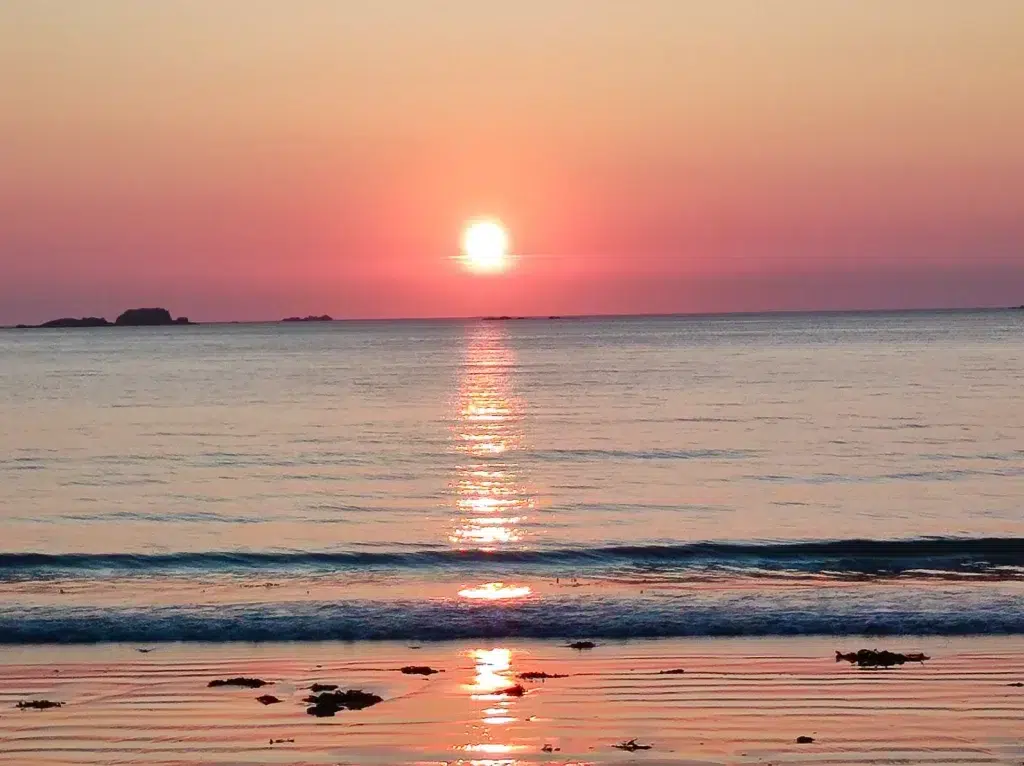 coucher de soleil roscoff pointe