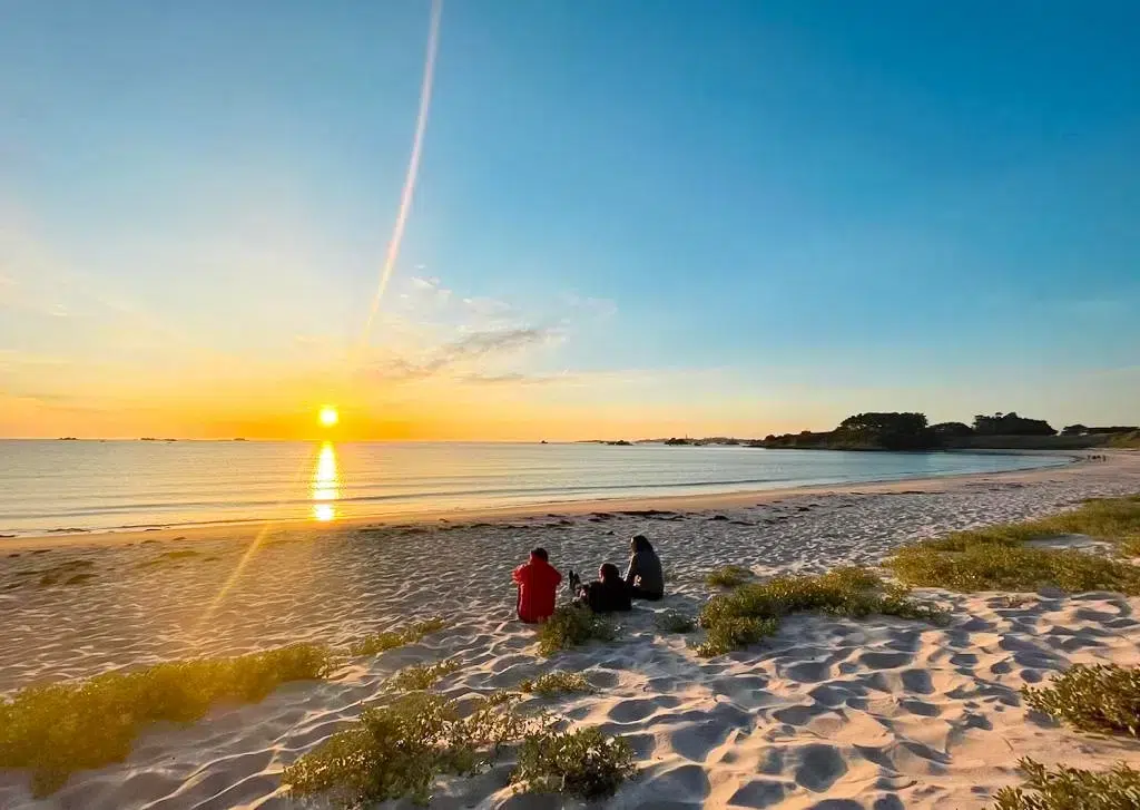 camping accès plage finistere roscoff