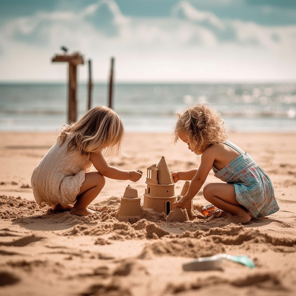 plage enfant finistere nord